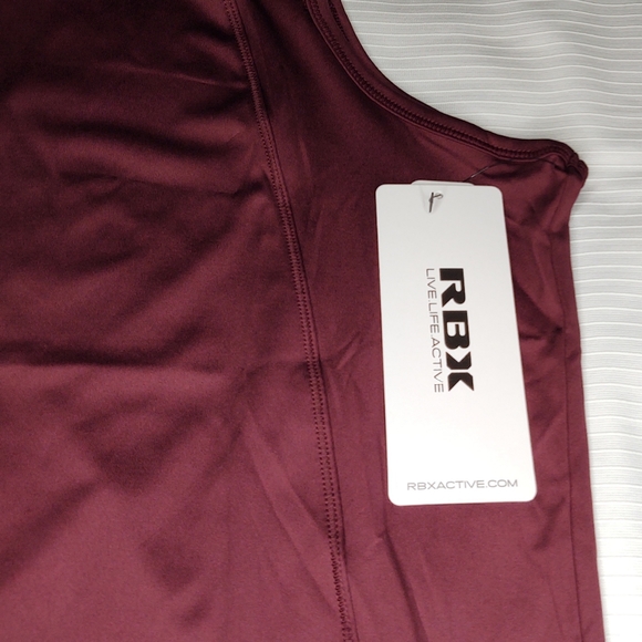 NWT RBX Active Burgundy Red Gym Tank Top Size Large - Picture 2 of 7